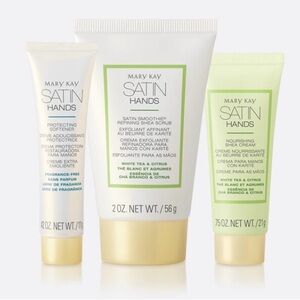 Mary Kay Satin Hands set, dry hands and feet skin cream set mini